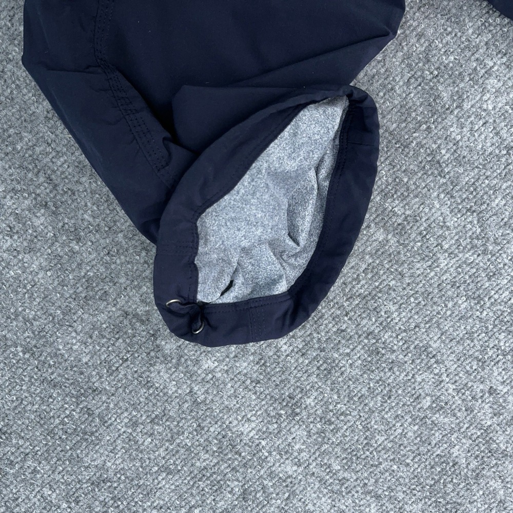 Athleta Lined La Viva Pants Womens 4 Blue Ruched Drawstring Hiking Zip Pockets - Picture 9 of 11